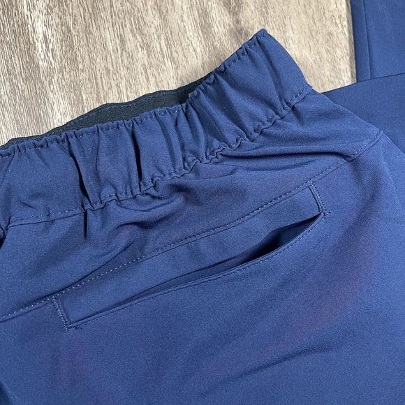 New Asics Calvary Warriors Woven Track Bottom With Pockets Men's Large Navy - Picture 16 of 16